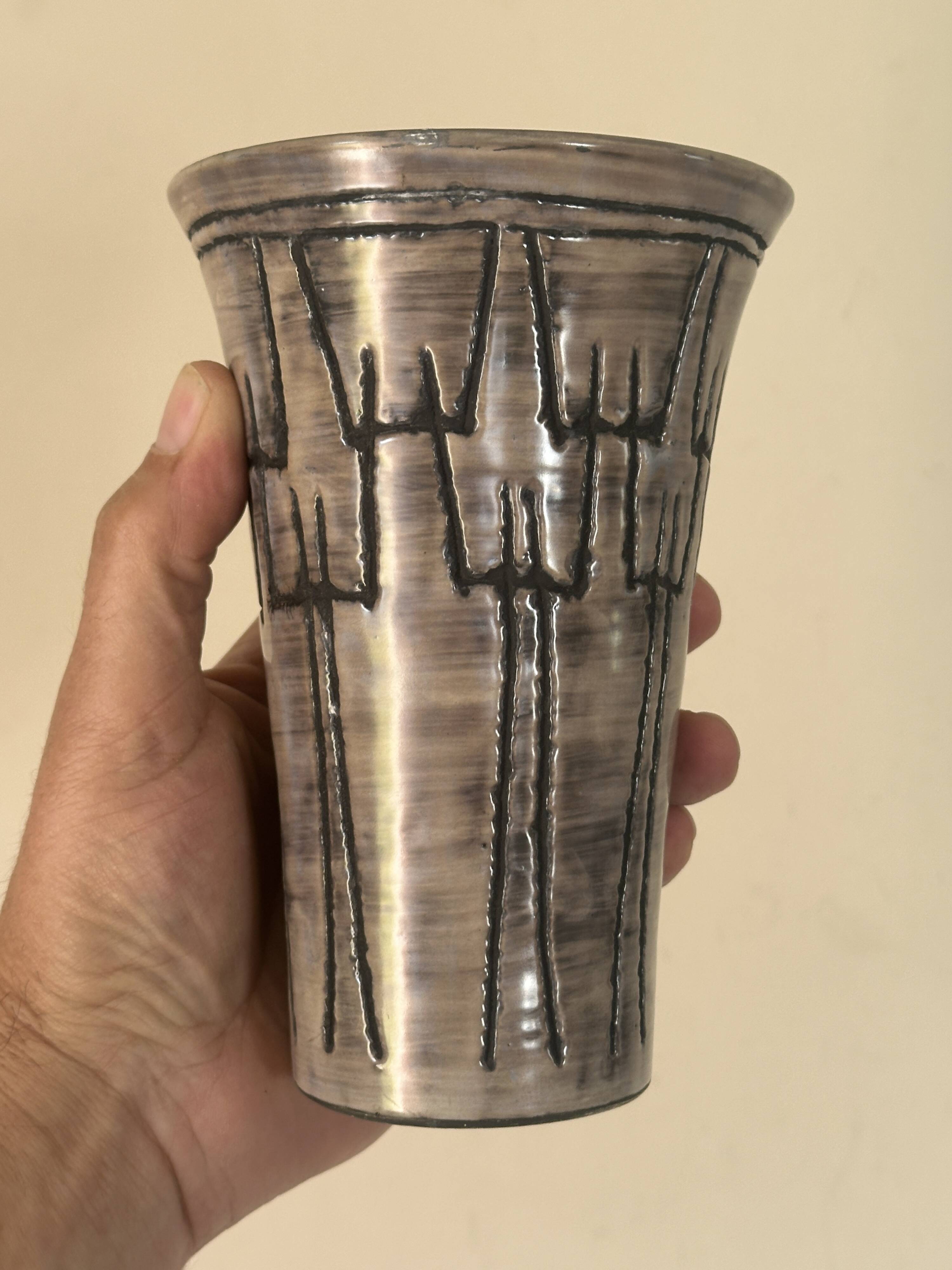 Vintage ceramic vase from the 60s
