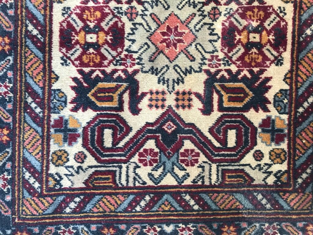 Old carpet chirwan caucasus 60x135 cm