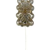 60s 70s wall lamp made of glass metal Bubble Wall Sconce Space Age Germany