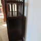 Support buffet bibus woven rattan 2 doors in caning - vintage 60s/70s