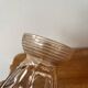 Vase pour bulbes verre rosé art déco 