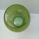Vase vert décor trèfles