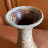 Speckled stoneware vase
