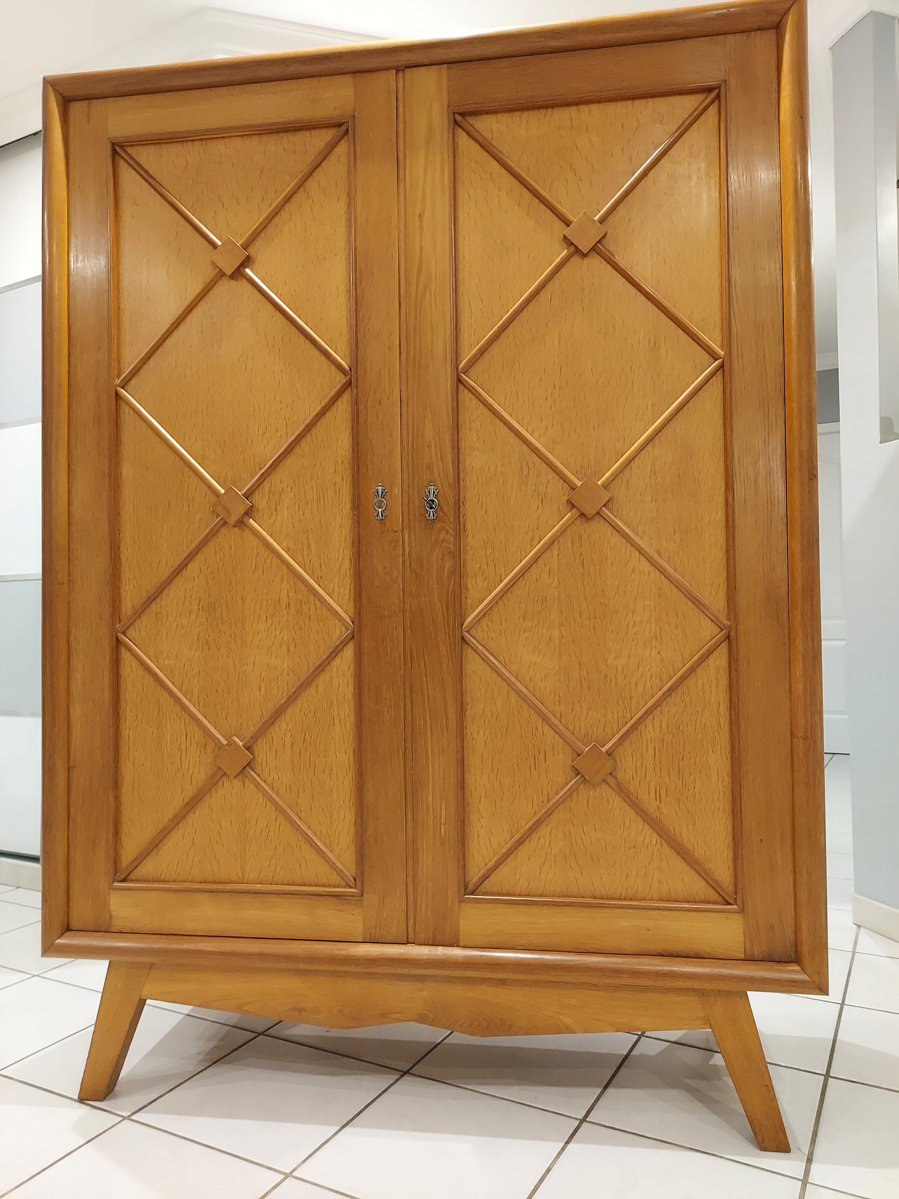Manufrance vintage crosspiece cabinet 1950s