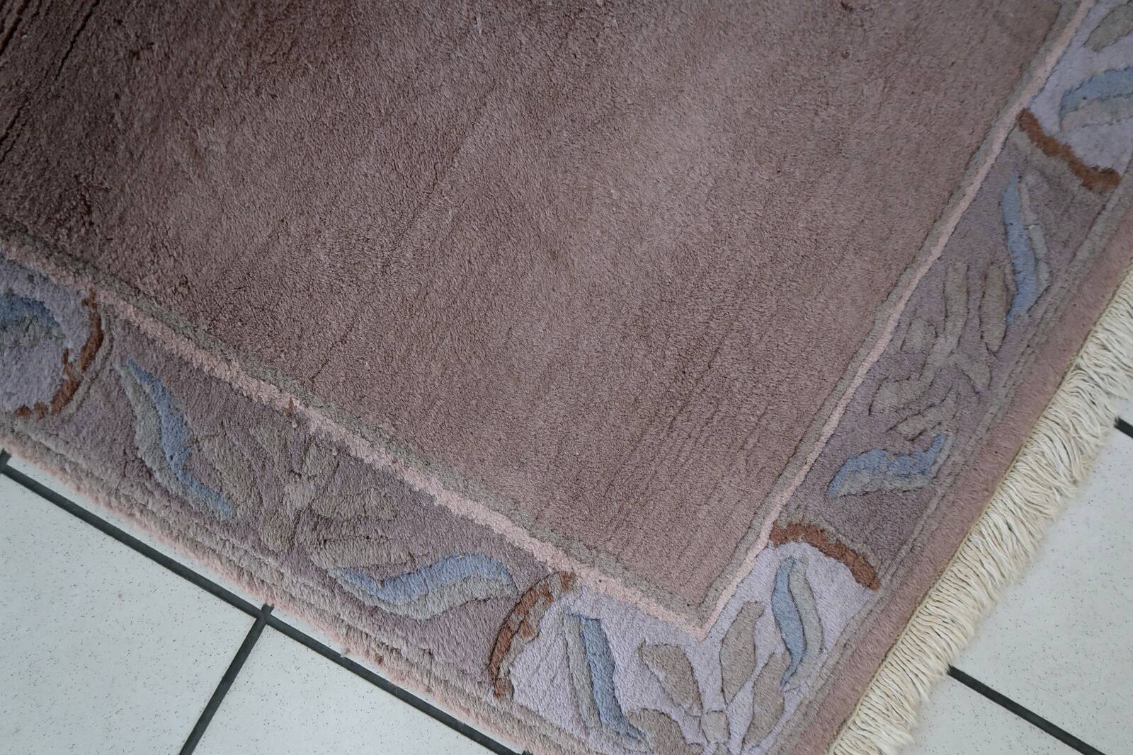 Tapis Vintage Khaden Tibétain en Laine (71cm x 141cm), Années 1970