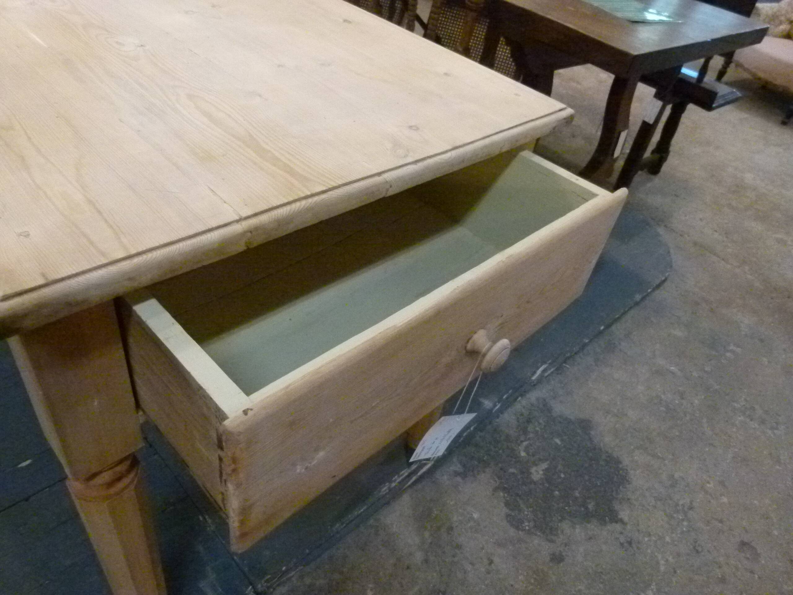 20th century pine farmhouse table