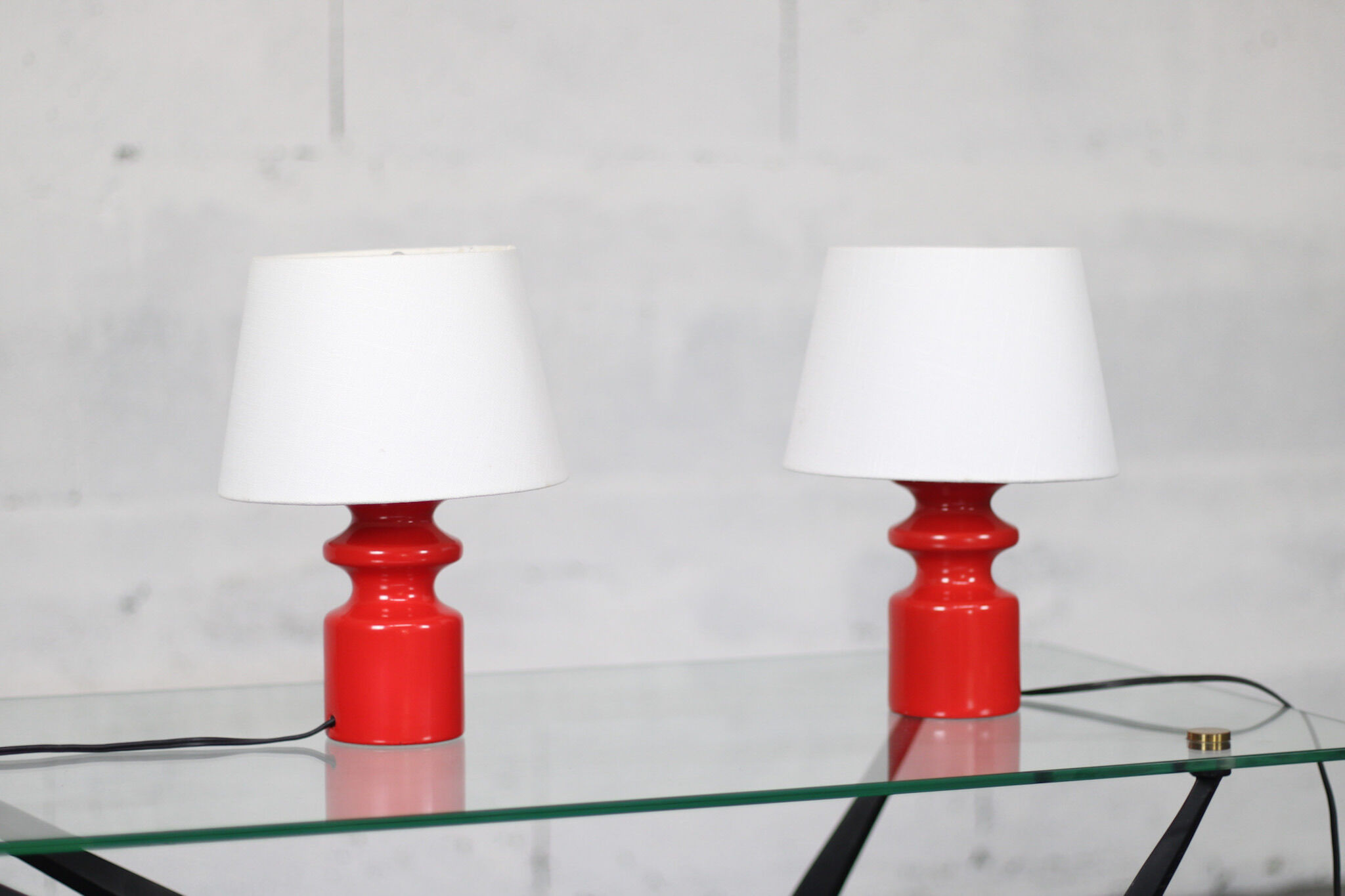 Pair of Danish bedside lamps 70