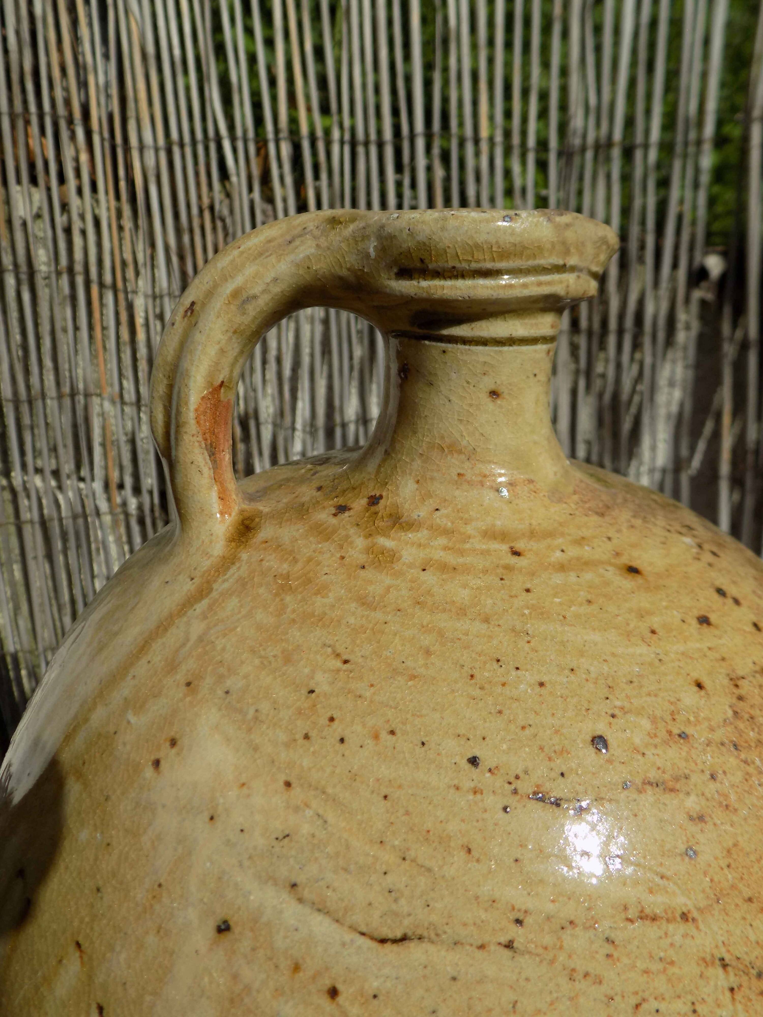 enamelled stoneware jug jar