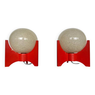 Pair of Space Age table lamps Rocket by Pokrok Zilina, 1970s