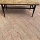 Wood and metal coffee table