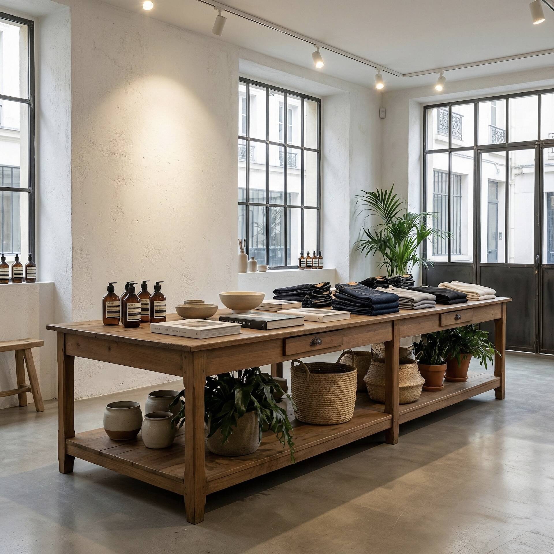 XXL draper's table from the 1950s