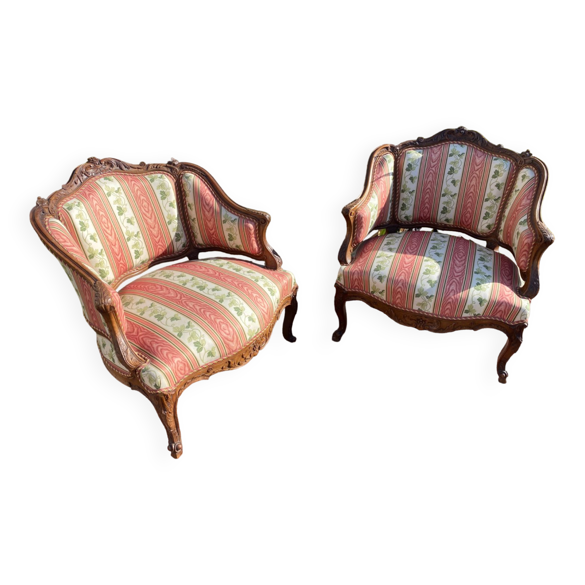 Paire de fauteuils marquises Louis XV