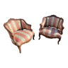 Paire de fauteuils marquises Louis XV