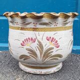 Large ceramic pot cover from Quimper Keraluc