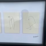 Pablo Picasso lithographie réimpression animal encadré