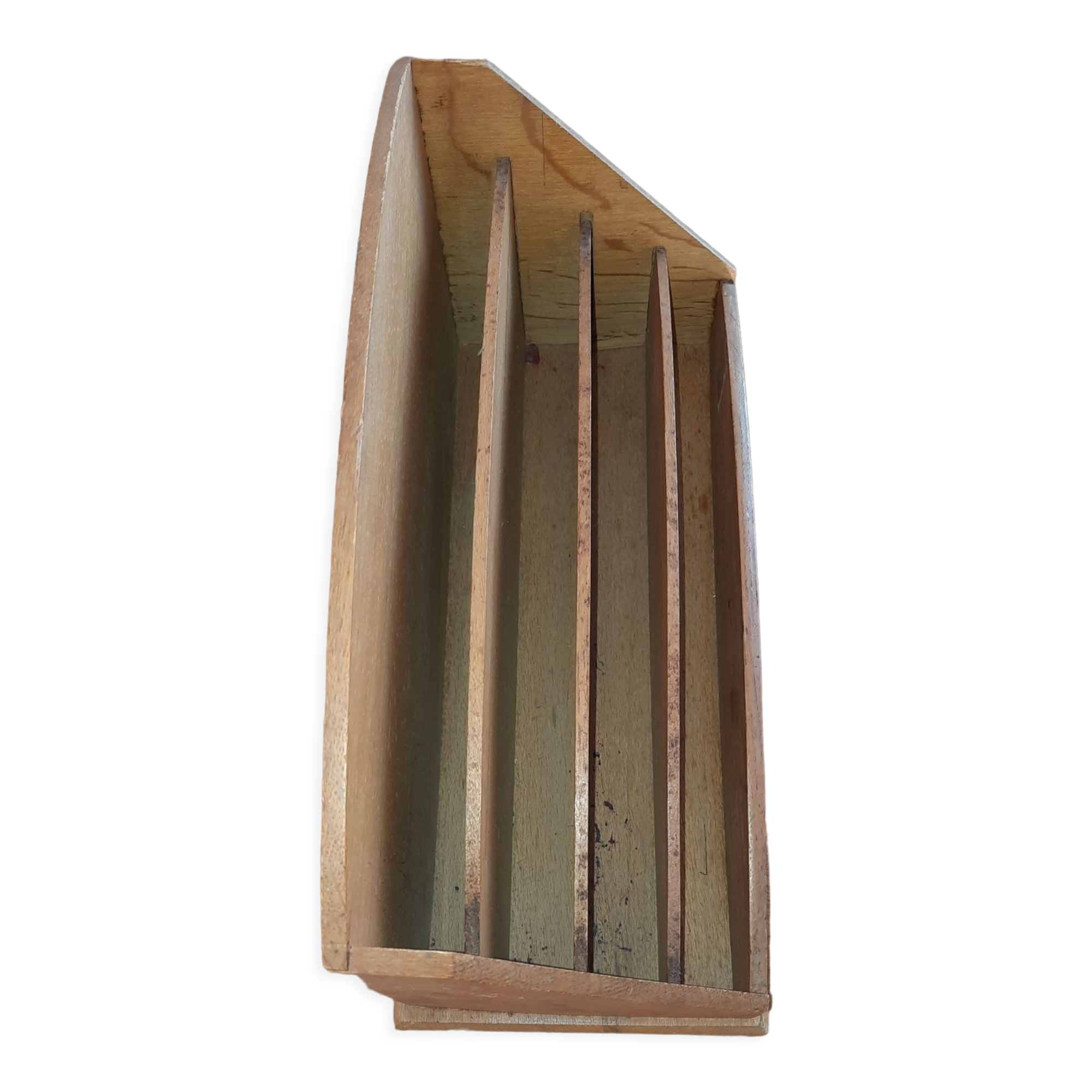Trieur de courrier en bois vintage