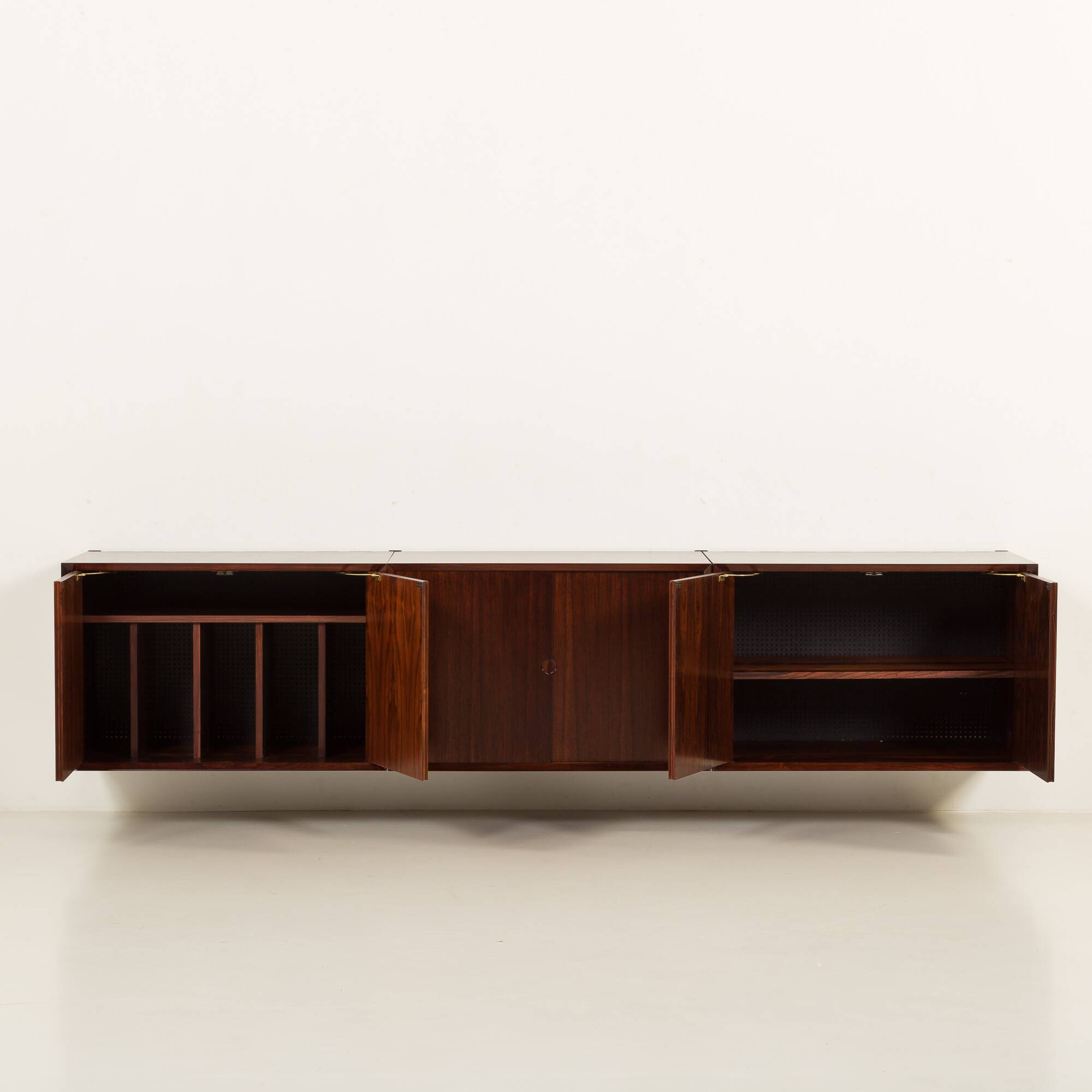 Poul Cadovius floating sideboard in rosewood, 1960s
