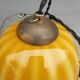 Suspension scandinave verre jaune digitalis grandiflora