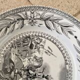 Creil & Montereau plate, 19th century