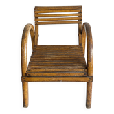 Small antique wooden chair handmade
