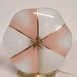 Paire des lampes de table en cristal, Espagne, années 1970