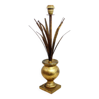 Golden wheat sheaf lamp base
