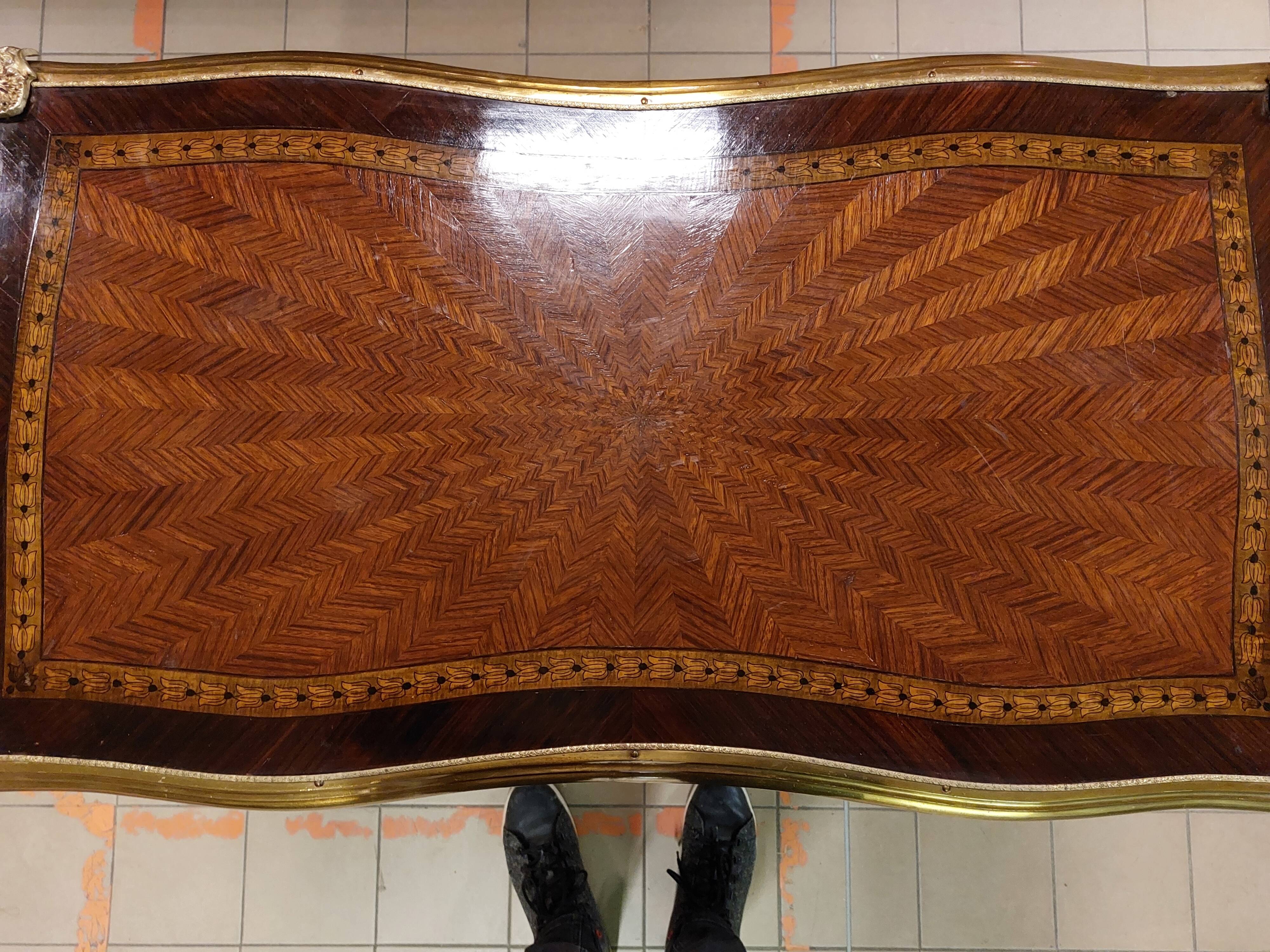 Louis XV style baroque living room desk