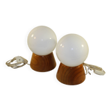Paire de lampes de chevet