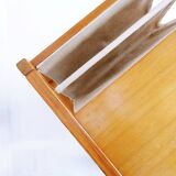 Bohemian Pine Coffee Table with Magazine Holder to Karin Möbring for Ikea 1970s