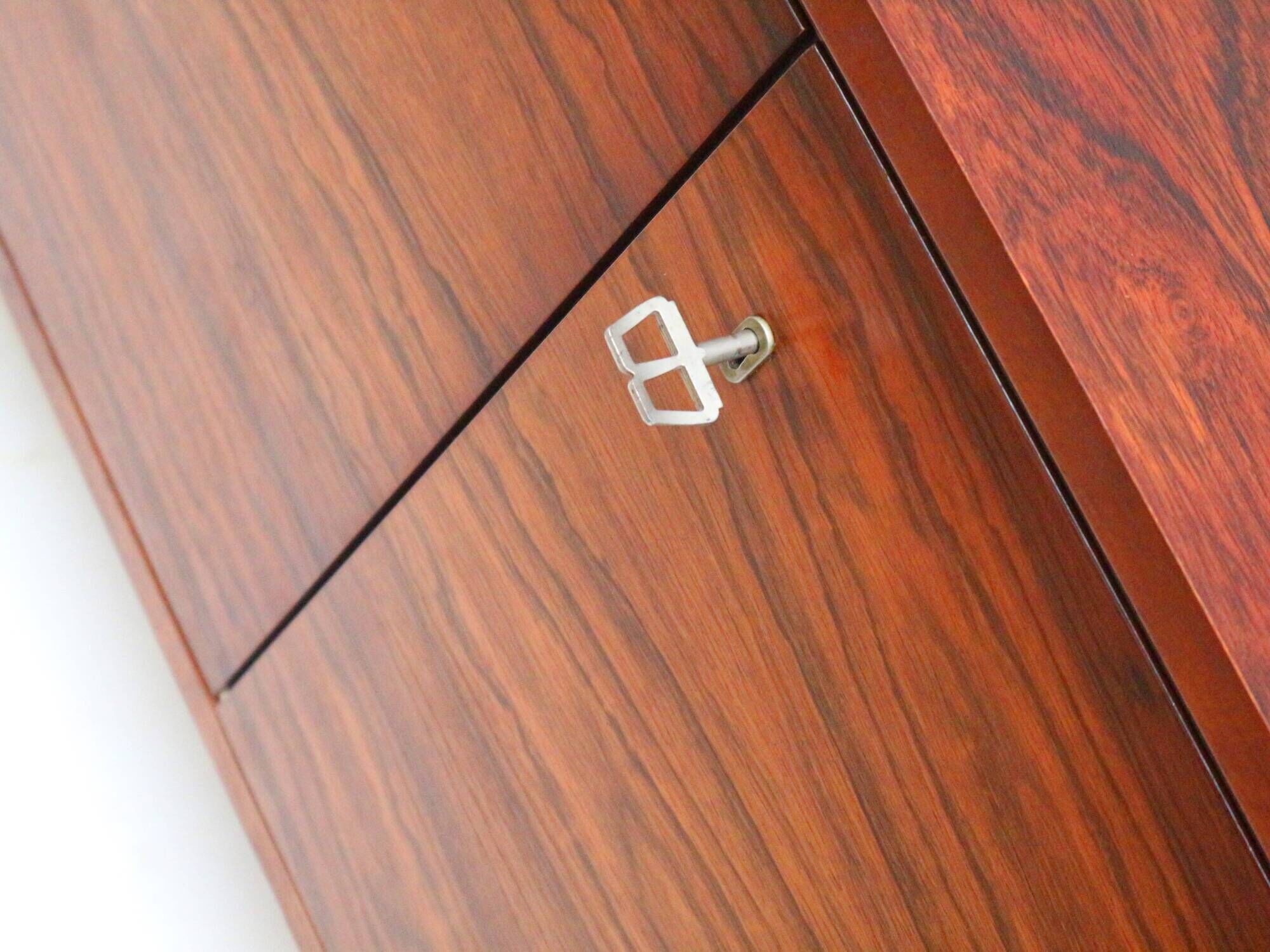 large vintage Brazilian rosewood sideboard from Bartels made in the 1960s