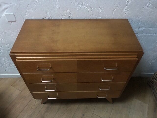 Chest of drawers 50s/60 foot compasses