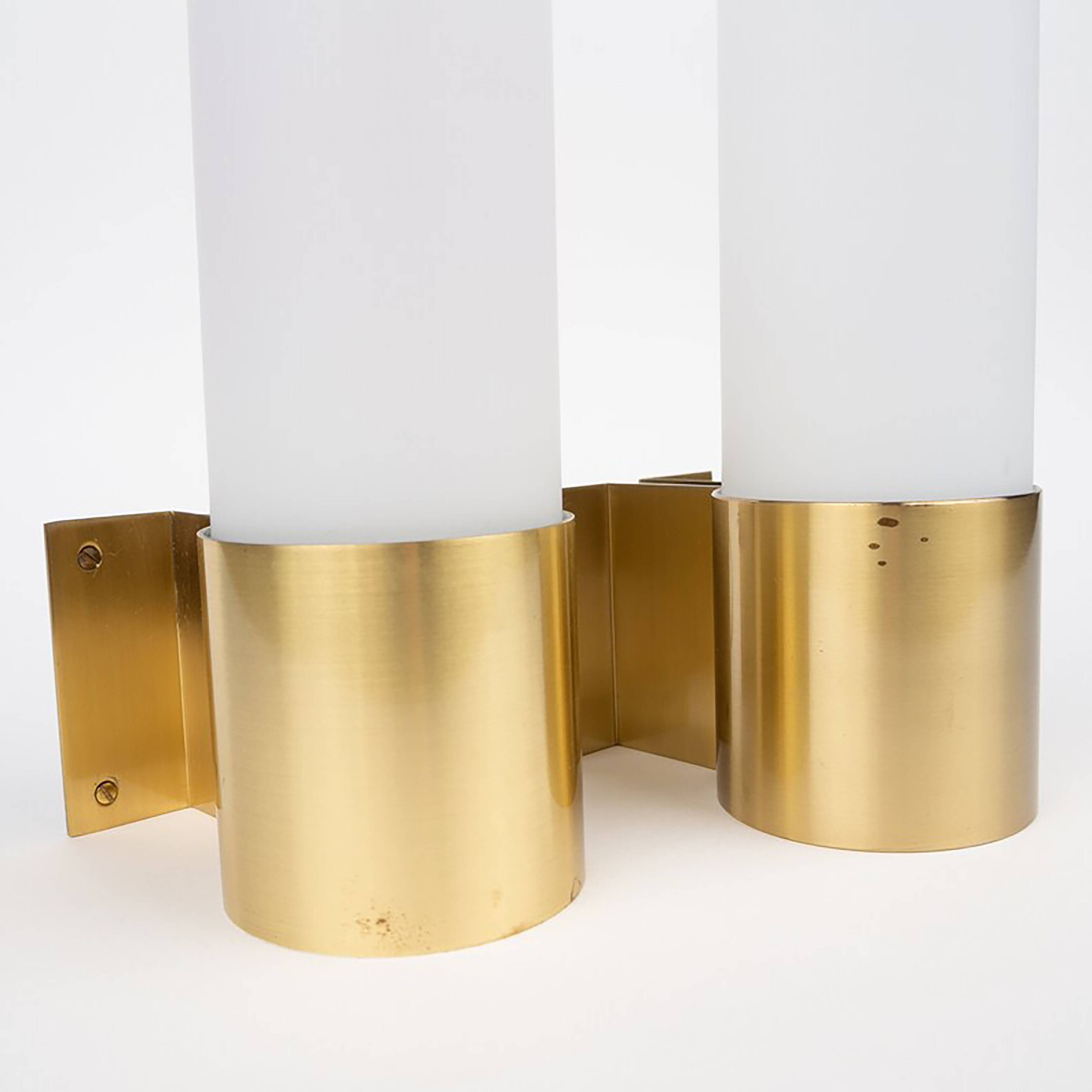 Pair of vintage wall lamps Bo by Jorgen Bo, Fog og Morup, 1960s