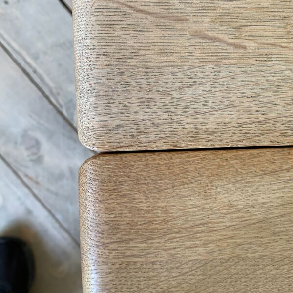 Table basse scandinave chêne massif Hans Wegner