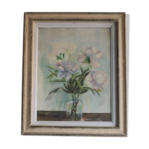Nature morte aquarelle - pivoines