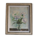 Nature morte aquarelle bouquet de pivoines