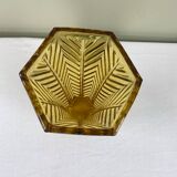 Vase art déco ambré
