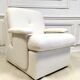 Fauteuil vintage en laine bouclée