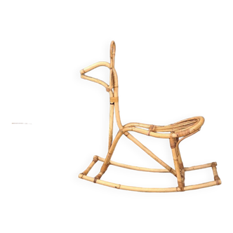 Rattan horse