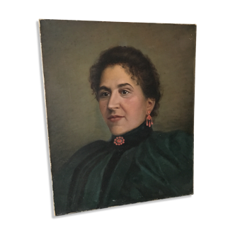 Portrait de femme XIXème