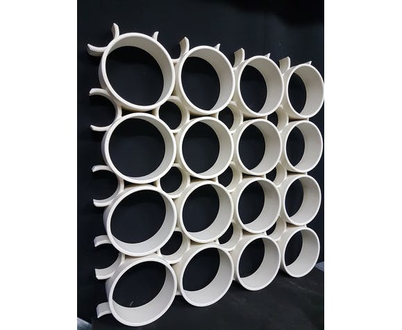 Space-age wall panel from the 1960s