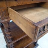 High Louis XIII writing desk in oak