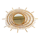 Miroir vintage en rotin ( dit ORTF )