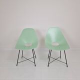 Pair of Augusto Bozzi Chairs for Saporiti, Italy 1950's