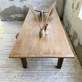 Country farmhouse table in solid beech and oak 2.5m XL
