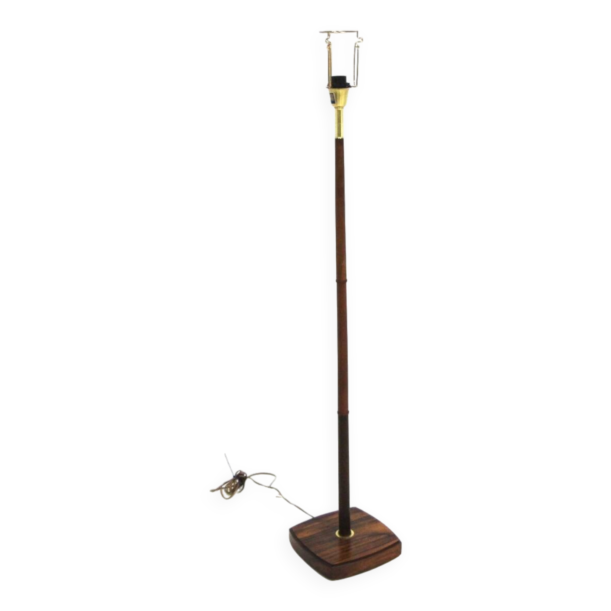 Scandinavian rosewood floor lamp, Möllers Armaturfabrik, Sweden, 1960
