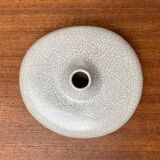 Postmodern minimalist ceramic vase in an organic shape by Asa Selection, 1980s.