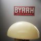 Abat day old ceiling lamp half globe ball opaline white industrial vintage tbe ø 24 cm