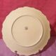 6 dinner plates pretty golden floral decoration Limoges Lucien Michelaud