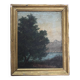Old framed oil on panel “landscape”