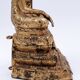 Thai Gilt Bronze Seated Earth Touching Buddha Figure, Late 19th Century